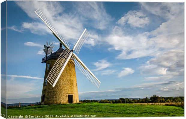 Great Haseley Windmill Canvas Print by Ian Lewis