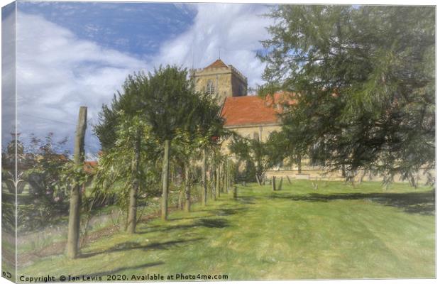 Dorchester Abbey Oxfordshire Art Canvas Print by Ian Lewis