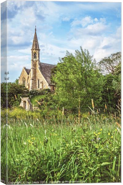 The Church At Clifton Hampden Oxfordshire Canvas Print by Ian Lewis