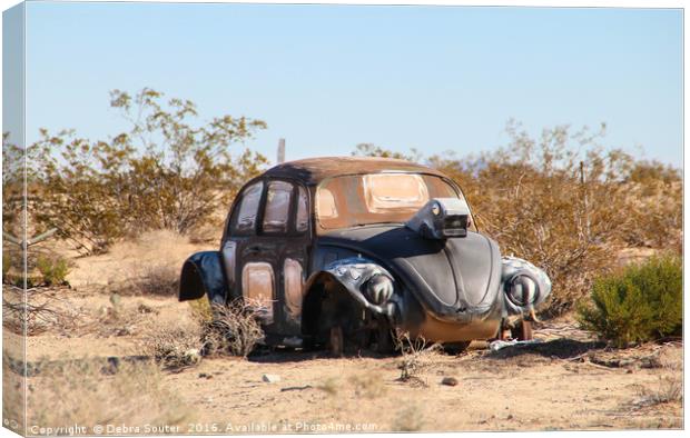 Desert Bug Canvas Print by Debra Farrey