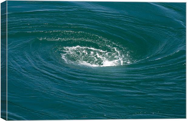 Whirlpool Canvas Print by keith sutton
