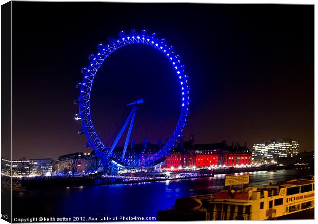 the eye Canvas Print by keith sutton