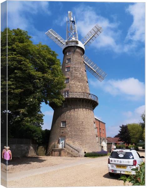 Moulton windmill Canvas Print by keith sutton