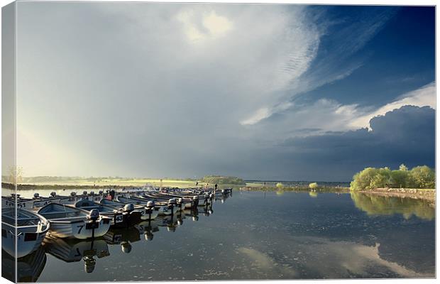 Rutland Water sailing Club Canvas Print by Paul Fisher