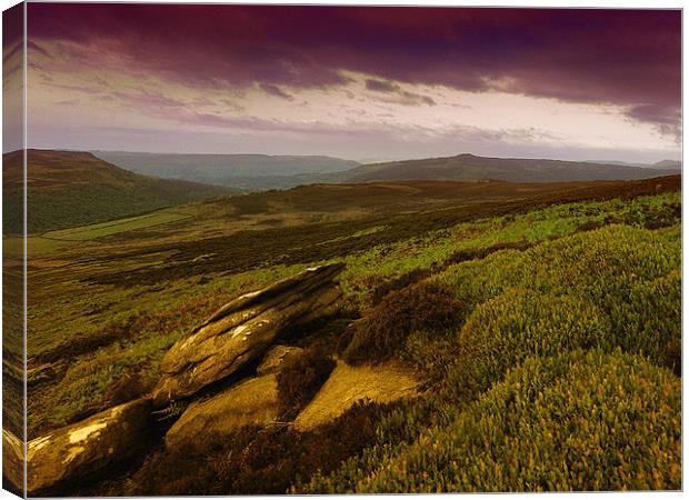 Peak district view Canvas Print by Paul Fisher