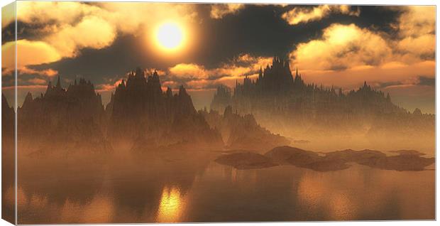 Eerie Dreamscape Canvas Print by Paul Fisher