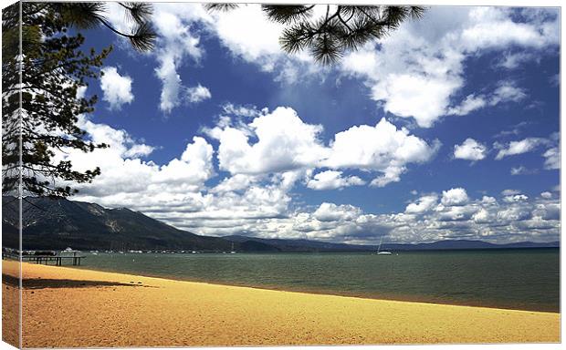 Pope Beach, lake Tahoe Canvas Print by Paul Fisher