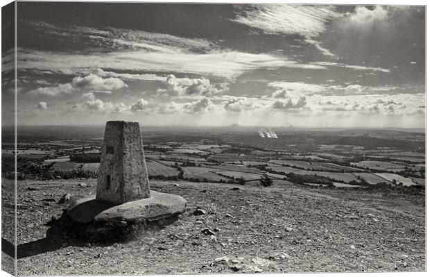The Wrekin Trigpoint Canvas Print by Paul Fisher
