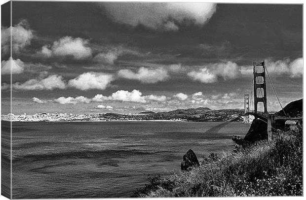 San Francisco bay Canvas Print by Paul Fisher