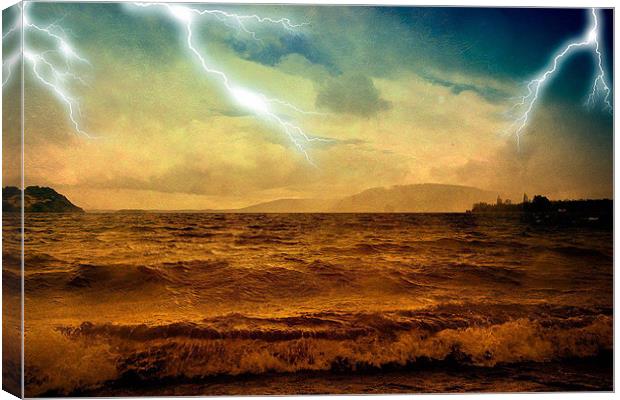 The Wrath of God! Canvas Print by Paul Fisher