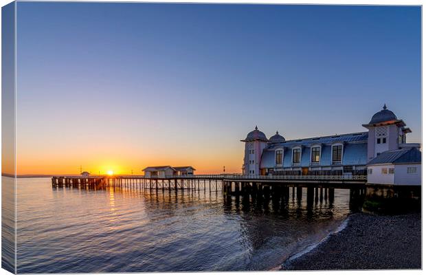  Sunrise in Penarth Canvas Print by Andrew Richards