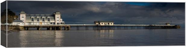 Penarth Pier panorama Canvas Print by Andrew Richards