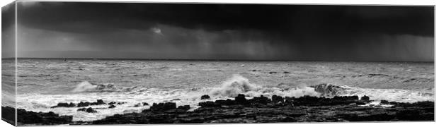 Porthcawl storm Canvas Print by Andrew Richards