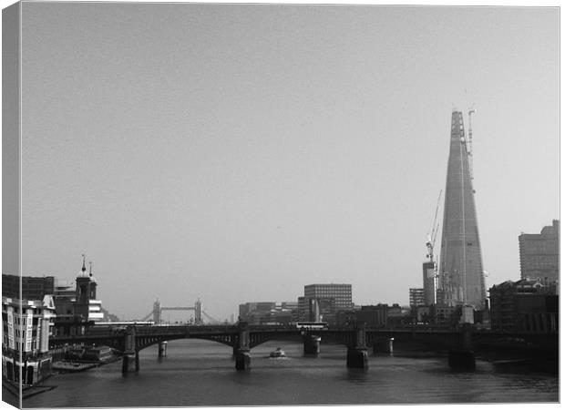 The Shard Canvas Print by Noreen Linale