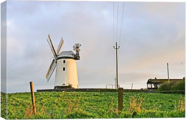 Ballycopeland Windmill Canvas Print by Noreen Linale
