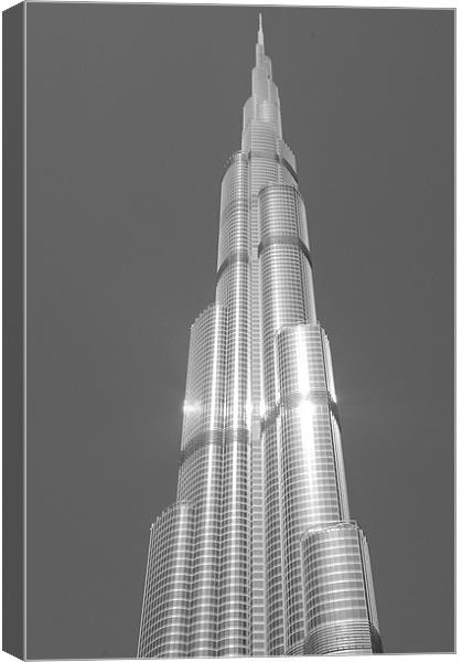 Burj Khalifa Dubai Canvas Print by alistair phillips