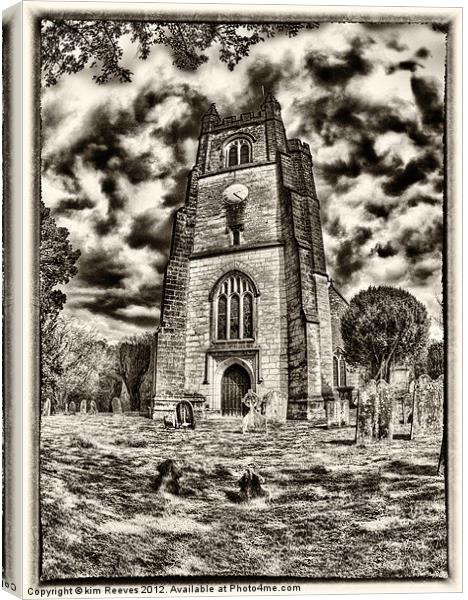 chiddingstone church Canvas Print by kim Reeves