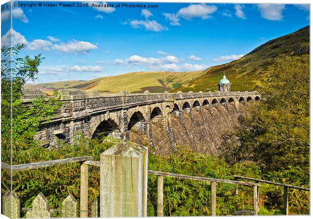  Craig Goch, Elan Valley Canvas Print by Hazel Powell