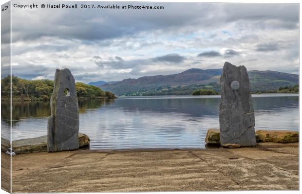 Trawsfynydd Lake, Gwynedd  Canvas Print by Hazel Powell