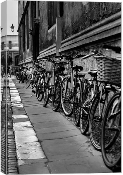 oxford bikes Canvas Print by steven ibinson