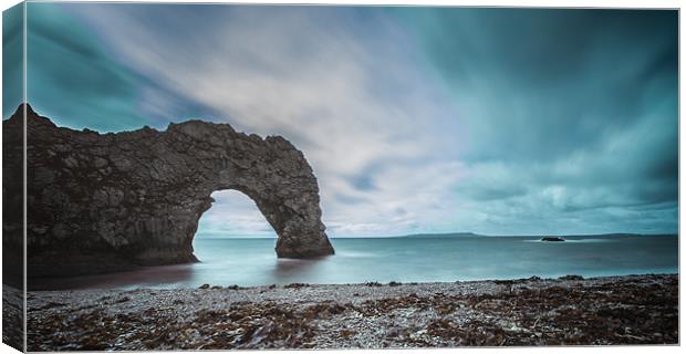 Durdle Door Canvas Print by steven ibinson