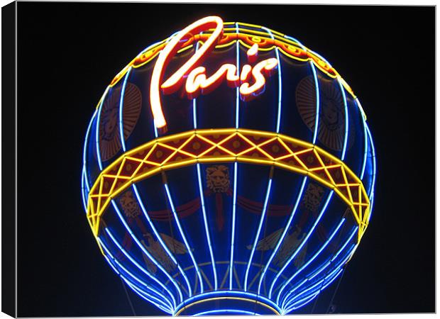 Paris Hotel Balloon Canvas Print by Jon Kondrath