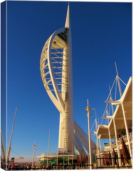 Spinnaker Tower Portsmouth Canvas Print by Marilyn PARKER