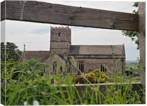 St Andrews Church, Clevedon Canvas Print by mark humpage