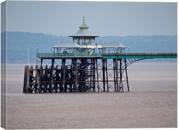 Clevedon Pier, Somerset Canvas Print by mark humpage