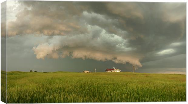 Storm View Canvas Print by mark humpage