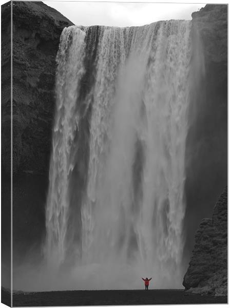 Mighty Falls Canvas Print by mark humpage