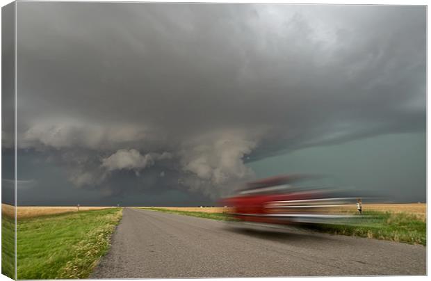 Into The Storm Canvas Print by mark humpage