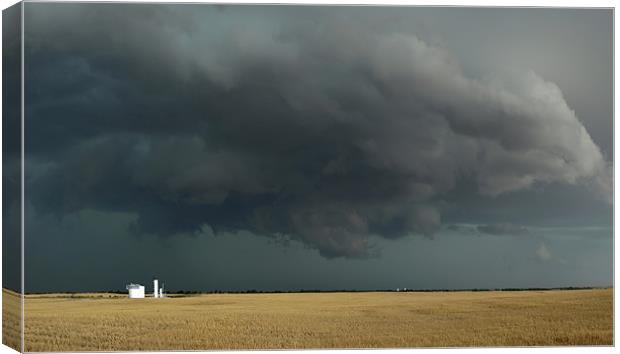 Hail Storm Canvas Print by mark humpage