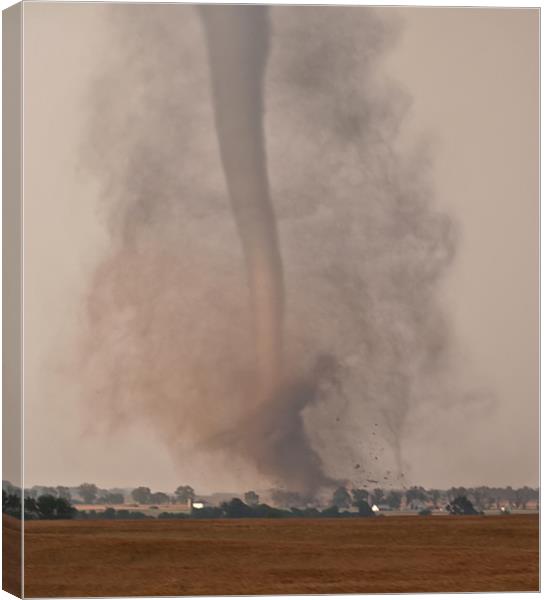 Tornado Touchdown Canvas Print by mark humpage