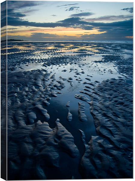 Bamburgh Beach 2 Canvas Print by Brett Trafford