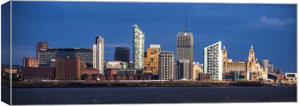 Liverpool Waterfront Canvas Print by Peter Jarvis