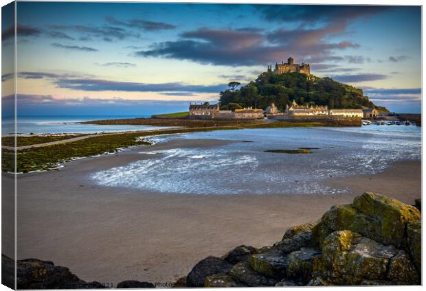 St. M<ichaels Mount, Cornwall. Canvas Print by Peter Jarvis