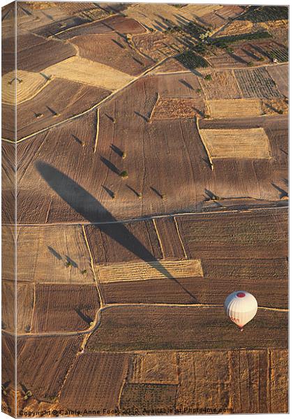 Hot Air Ballooning over Goreme Canvas Print by Carole-Anne Fooks