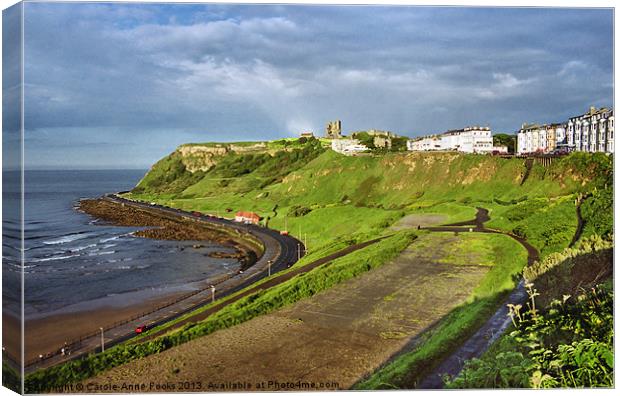 Scarborough Foreshore Canvas Print by Carole-Anne Fooks