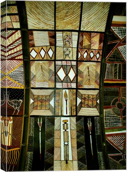 Tiwi Art Canvas Print by Carole-Anne Fooks