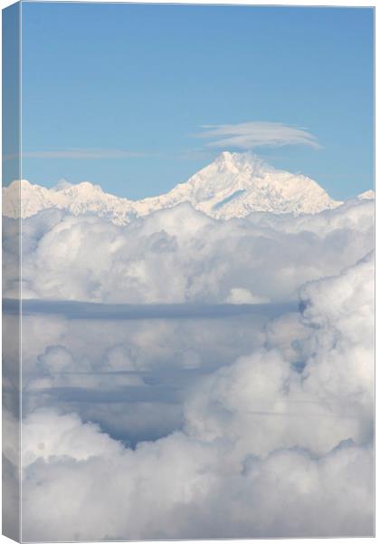 Mount Everest Canvas Print by Carole-Anne Fooks