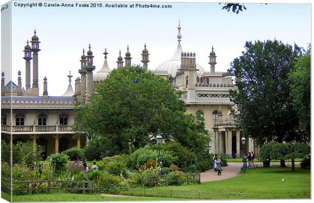  The Royal Pavilion Brighton Canvas Print by Carole-Anne Fooks