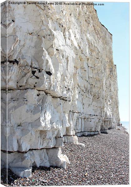    Seven Sisters At Birling Gap Canvas Print by Carole-Anne Fooks