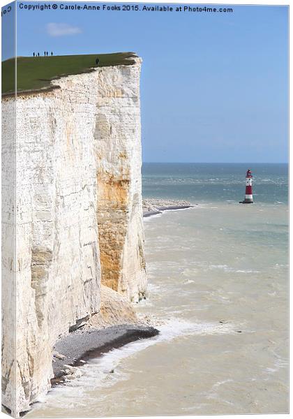   Seven Sisters From The Top Of The Cliffs Canvas Print by Carole-Anne Fooks
