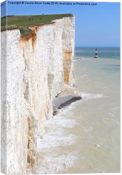  Seven Sisters From The Top Of The Cliffs Canvas Print by Carole-Anne Fooks