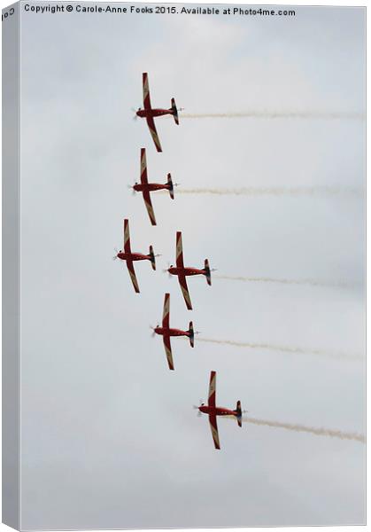  The Roulettes  Canvas Print by Carole-Anne Fooks