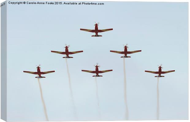    The Roulettes  Canvas Print by Carole-Anne Fooks