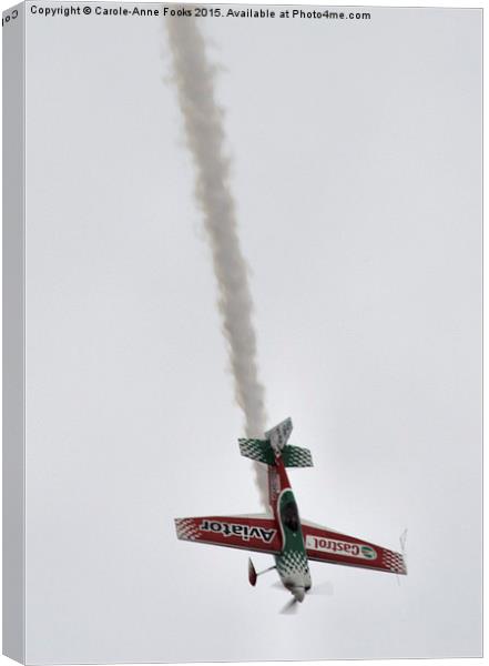  Aerobatics Canvas Print by Carole-Anne Fooks