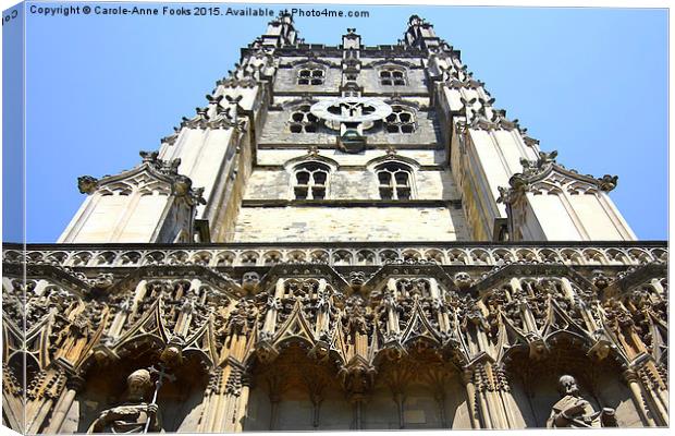  Canterbury Cathedral, Kent Canvas Print by Carole-Anne Fooks