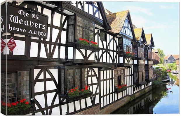  Canterbury, Kent Canvas Print by Carole-Anne Fooks